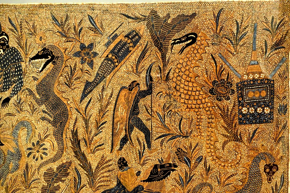 Kain panjang, Indonesia, Java, Yogyakarta, 1930s AD, cotton, view 5 - Textile Museum, George Washington University - DSC09591