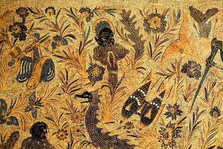 Kain panjang, Indonesia, Java, Yogyakarta, 1930s AD, cotton, view 4 - Textile Museum, George Washington University - DSC09589