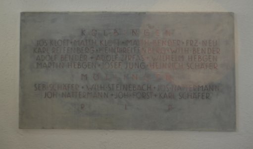 Kölbingen, Kriegergedächtnisstätte, Innen, Tafel 4 (1)