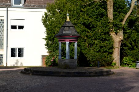 Königstein, Kurpark, Säiulenbrunnen