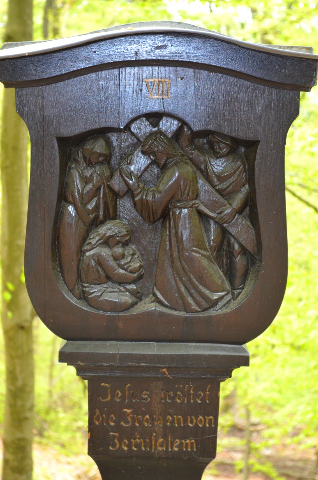 Königstein, Kreuzweg Romberg, Station 8, Detail
