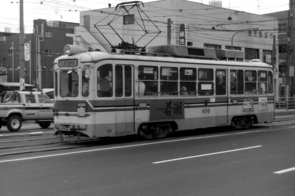 Kagoshima Street Car 606 19890805