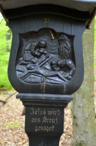 Königstein, Kreuzweg Romberg, Station 11, Detail