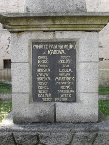 KADOV - památník u tvrze B