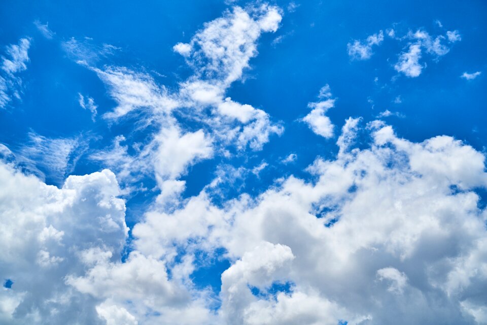 Landscape clouds white