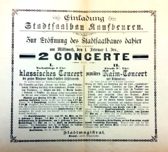 Kaim-Konzert KF Stadtsaal