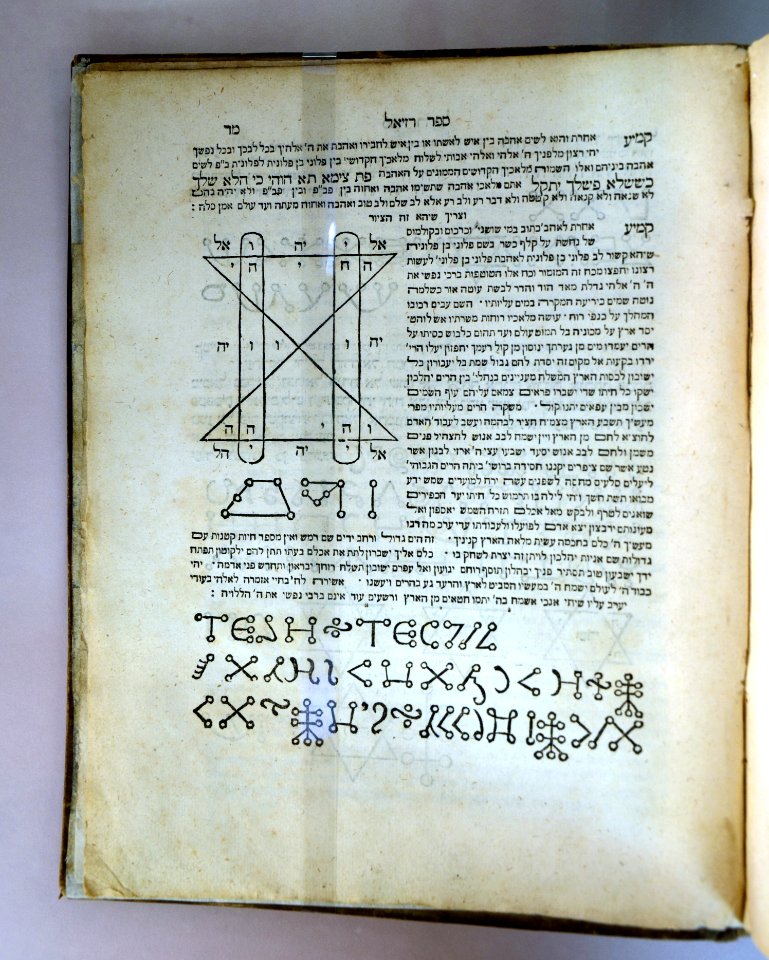 Kabbalistic texts 1701 JHM Amsterdam 08112012