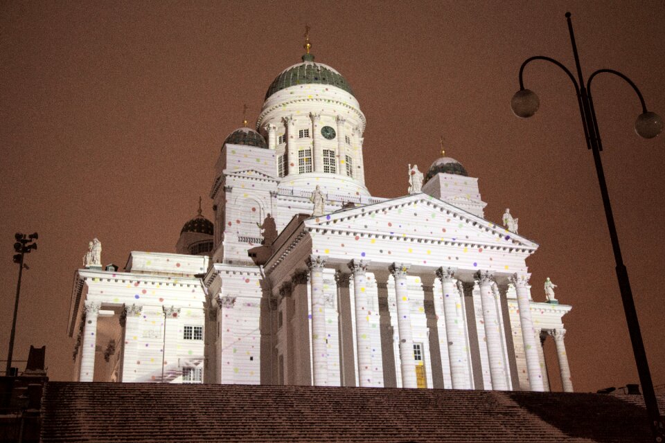 Snow turism church