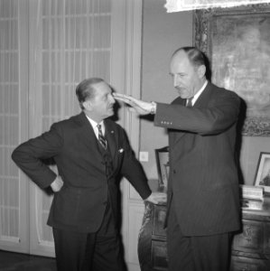 Kabinet van Minister-President De Quay conferentie gehouden t.b.v. het bezoek Gr, Bestanddeelnr 914-8810