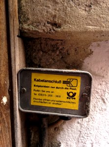 Kabelanschlussdose in Kaufbeuren photo