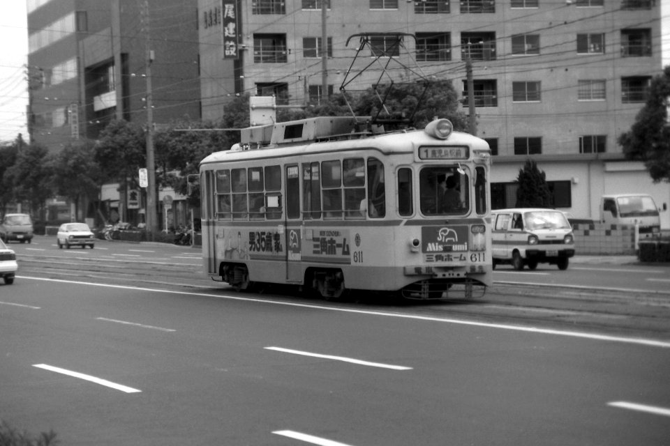 Kagoshima Street Car 611 19890805