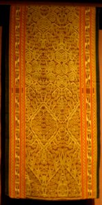 Kain kebat (ceremonial skirt) from Borneo, Malaysia, c. 1900, Honolulu Museum of Art 9979.1