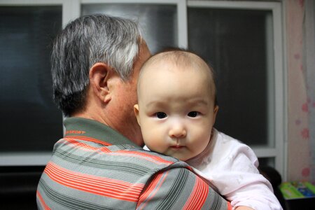 Grandpa baby love