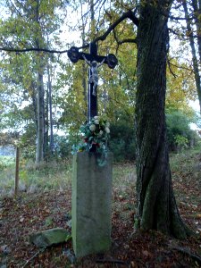 Kašperské Hory, křížek na sever od ul. Karlova