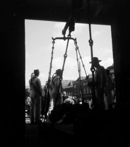 Kaasmarkt Alkmaar serie. Kaasdragers, Bestanddeelnr 905-0754