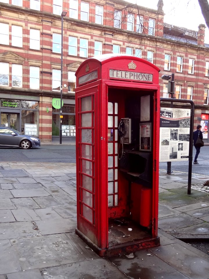 K6 Telephone Kiosk In Front Of St John Street Chambers