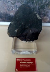 Juancheng meteorite, China - University of Arizona Mineral Museum - University of Arizona - Tucson, AZ - DSC08474 photo