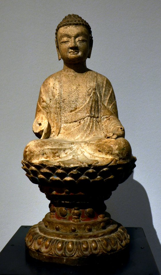 Köln Museum für Ostasiatische Kunst 03012015 Bouddha assis Chine 1
