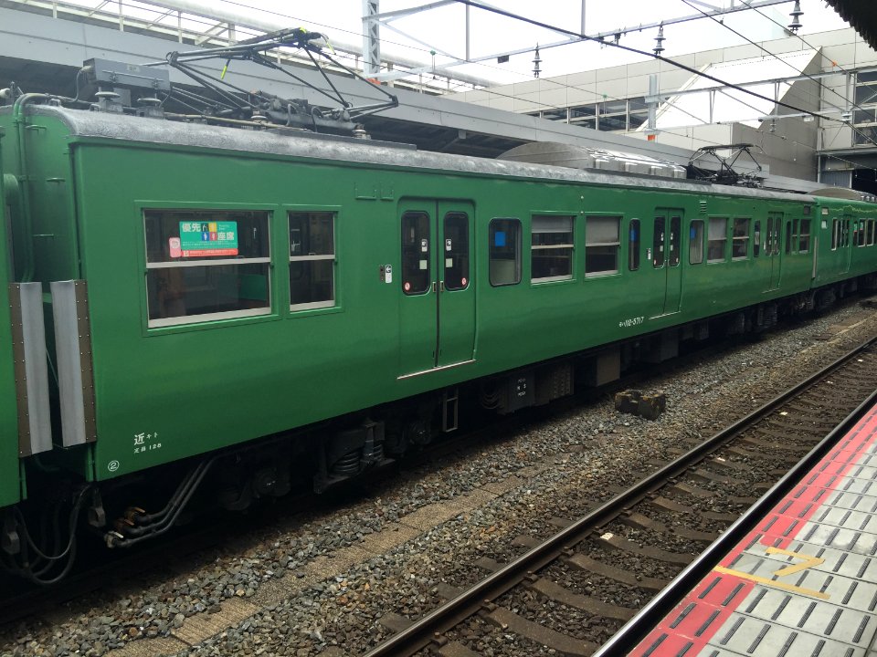 JR West Moha 112-5717 EMU at Kyoto