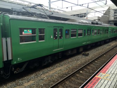 JR West Moha 112-5717 EMU at Kyoto