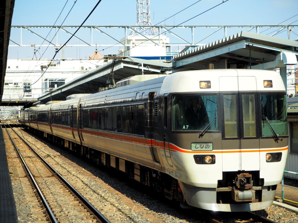 JR Tokai Series383 Limited Express Shinano in Matumoto