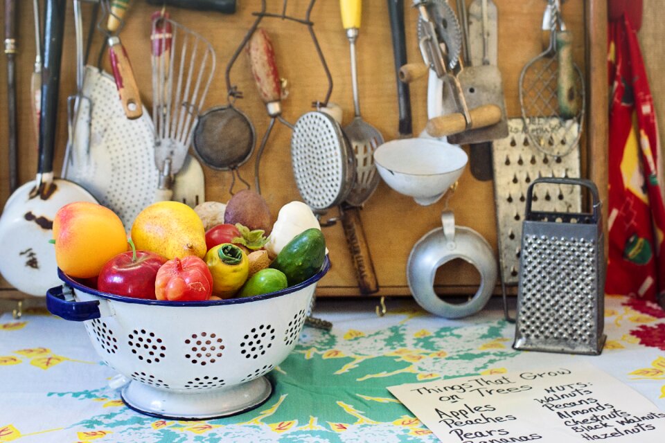Utensils vegetables antique