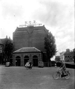Kaasmarkt Alkmaar serie. Gebouw N.C.Z. Zuivelproducten, Bestanddeelnr 934-5387
