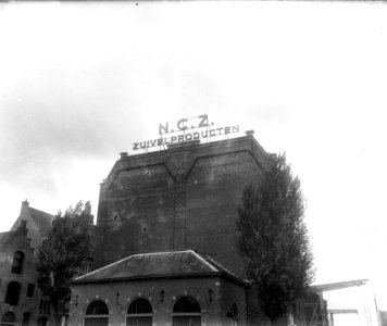 Kaasmarkt Alkmaar serie. Pan N.C.Z. Zuivelproducten, Bestanddeelnr 934-7088
