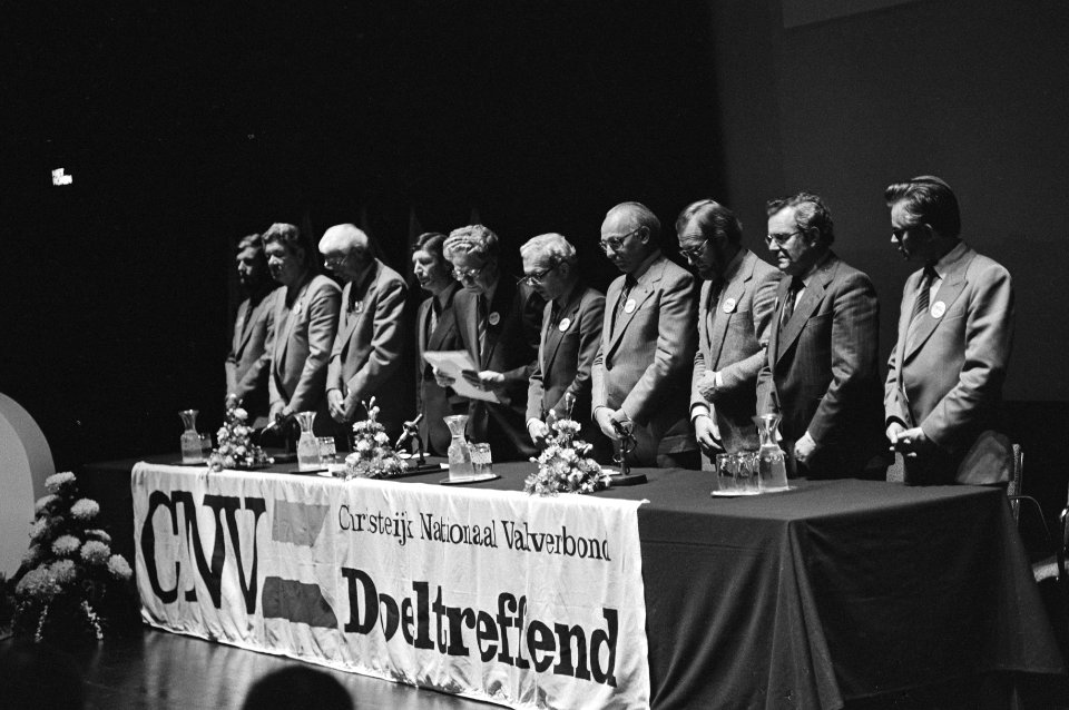 Jubilea, vakbonden, bijeenkomsten, ministers-presidenten, Bestanddeelnr 930-4709