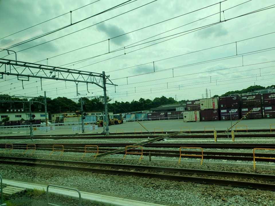 JR Freight containers at Yokohama Hazawa station 2