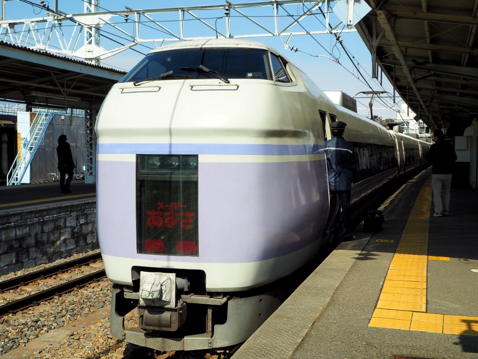 JR East SeriesE351 Limited Express Super Azusa in Matumoto