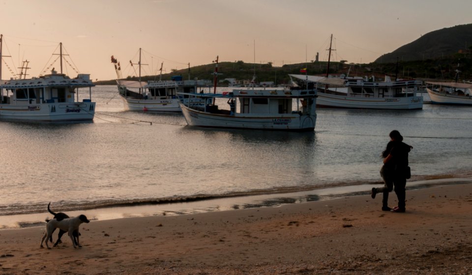 Juan Griego Bay sunset