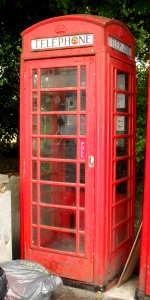K6 Telephone Kiosk (northernmost of two) at New Road, Brighton (IoE Code 479591)
