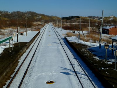 JRH-Shakubetsu Station yard-2