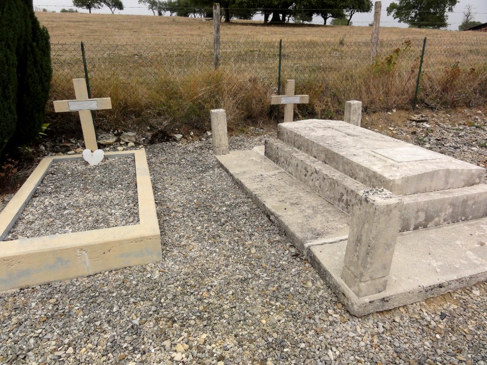 Jubécourt (Clermont-en-Argonne, Meuse) tombes de guerre