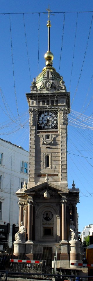 Jubilee Clock Tower, North Street, Brighton (from South) (May 2010)