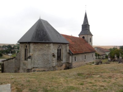 Jubécourt (Clermont-en-Argonne, Meuse) église (01)