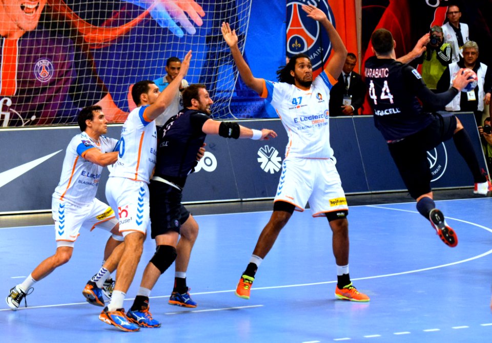 Jordan Bonilauri Nikola Karabatic Igor Vori-20160416-PSG-TOULOUSE 2