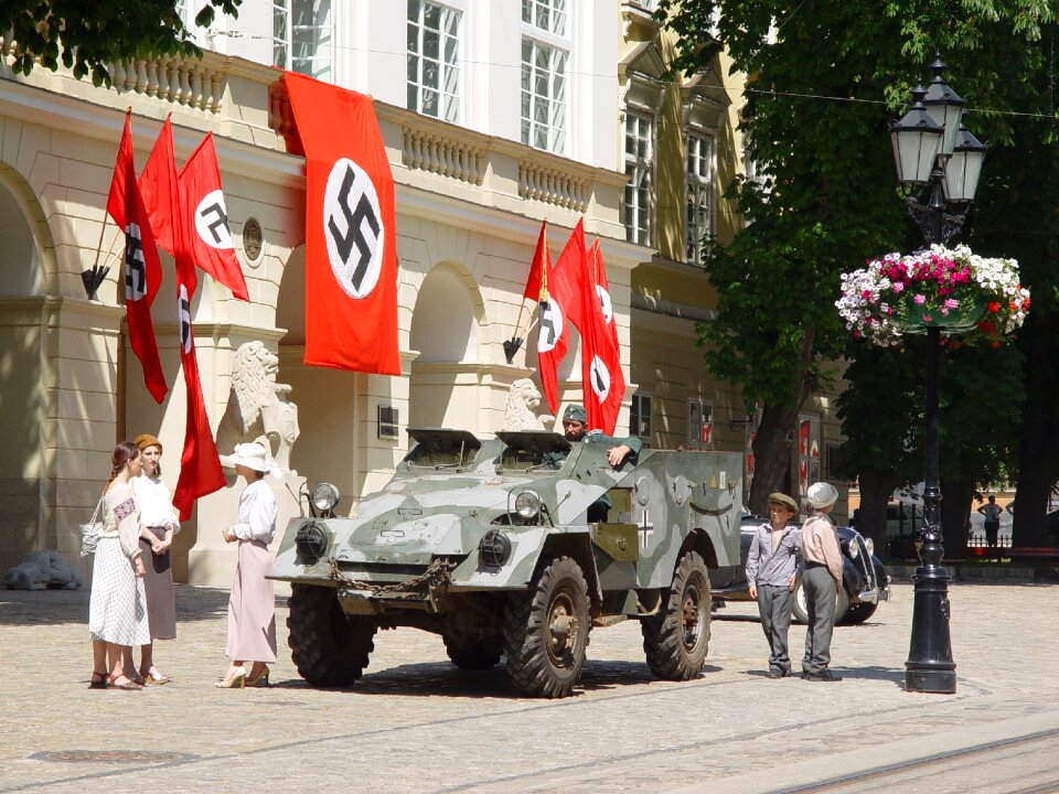 The second world war the swastika fascism