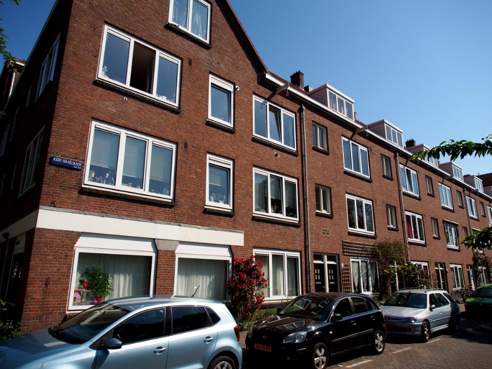 Jozef Israëlskade hoek Mesdagstraat, woningen van Stichting Onze Woning 1925 pic1
