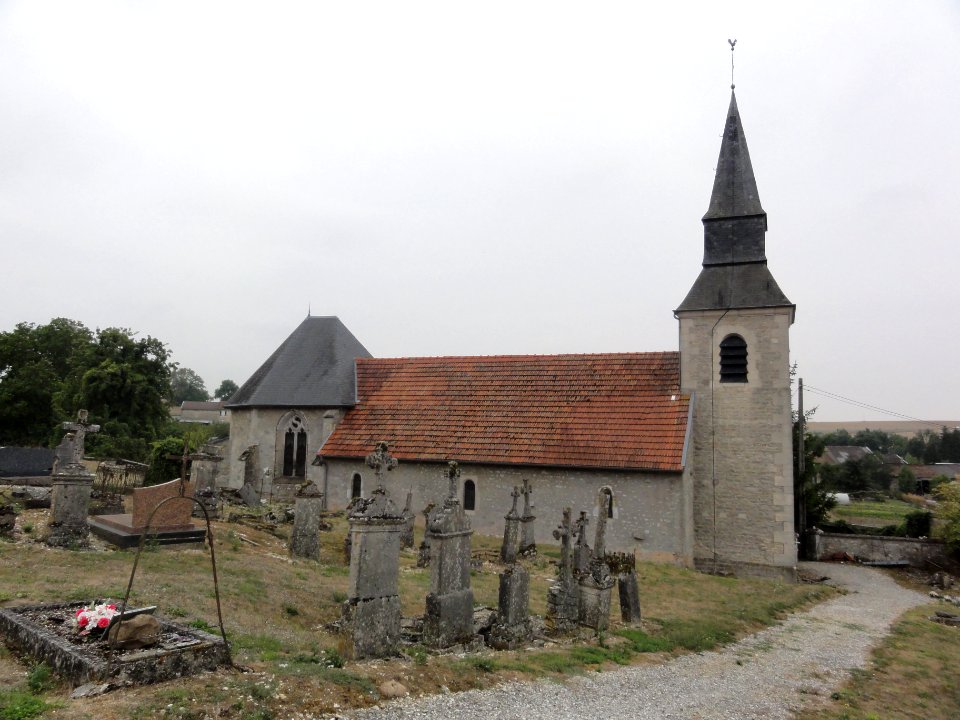 Jubécourt (Clermont-en-Argonne, Meuse) église (02)