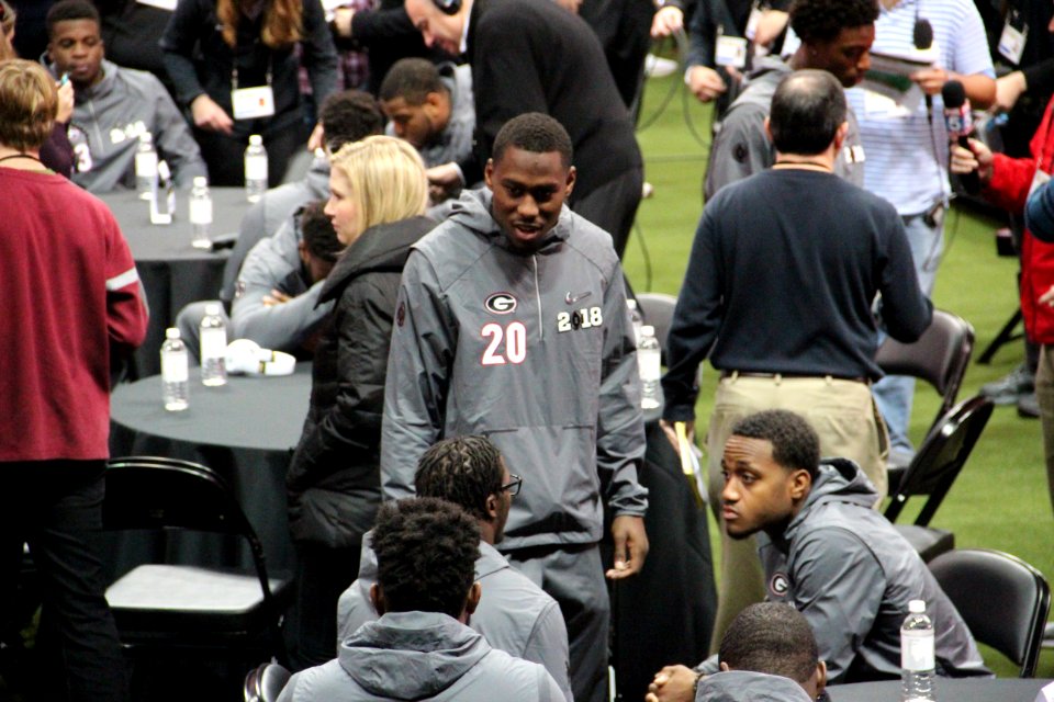 JR Reed (UGA player) Jan 2018