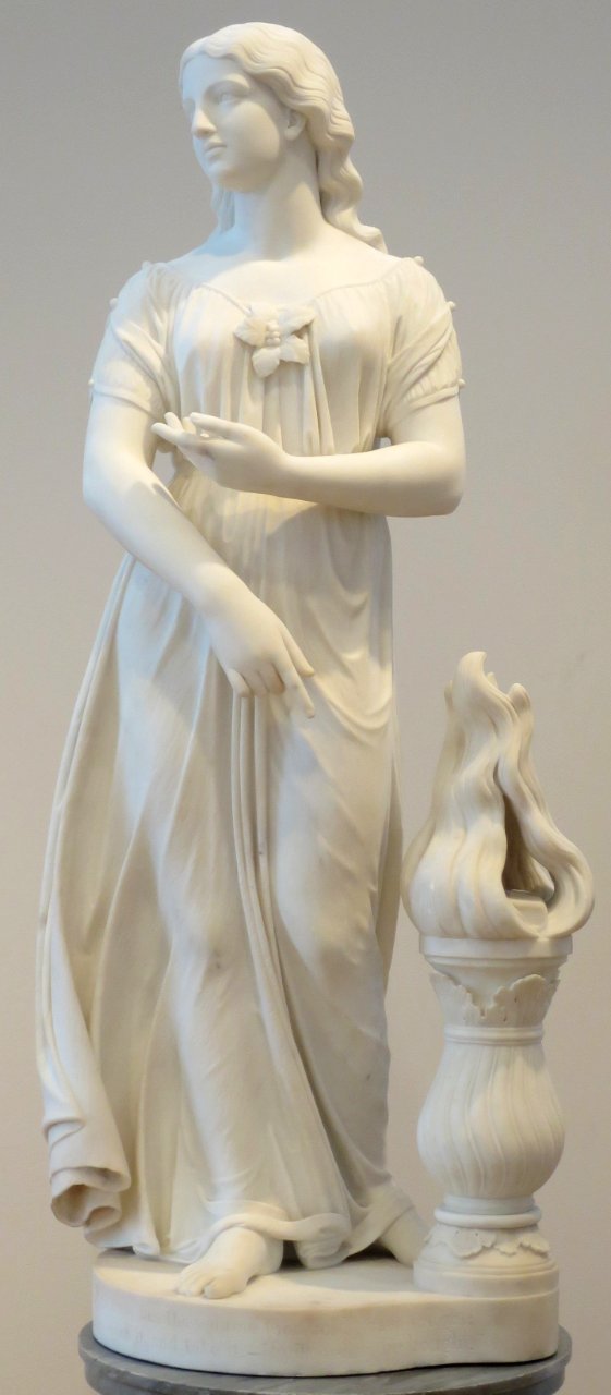 Joseph Mozier - 'The White Lady of Avenel', 1866