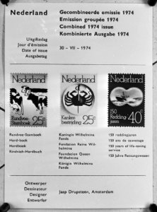 Jubilea postzegels van PTT 25 cent Het Nederlands Rundvee Stamboek, 25 cent 2, Bestanddeelnr 927-3455