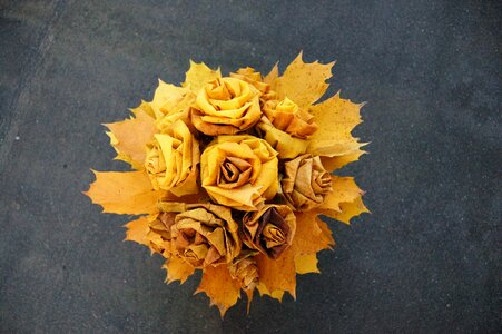 Bouquet autumn autumn leaves