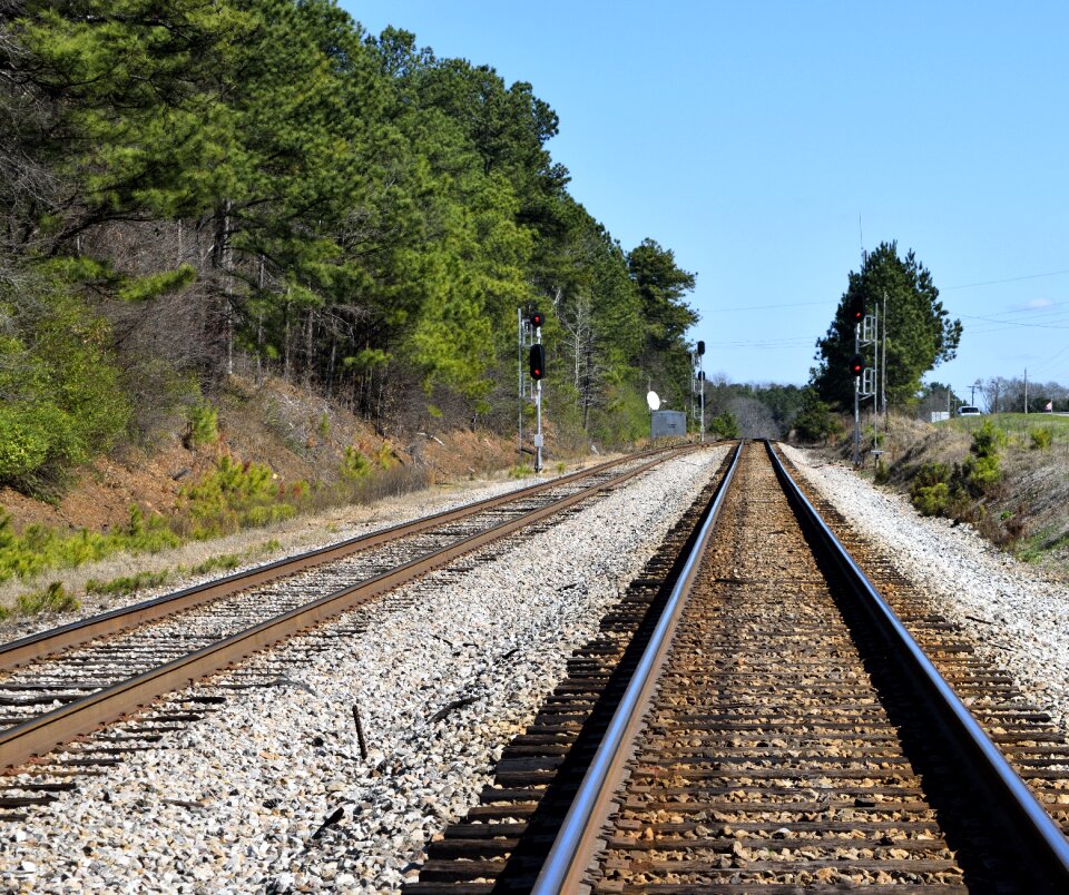 Railway transport travel