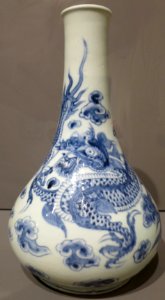 Joseon dynasty bottle with dragon design, Honolulu Museum of Art 13006.1