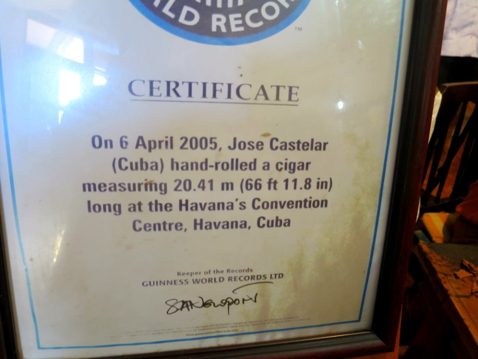 Jose Castelar's Guinness World Record