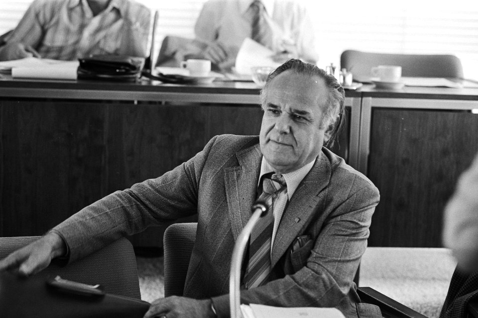 Jos Schroër, voorzitter Vervoersbonden, Bestanddeelnr 930-4319