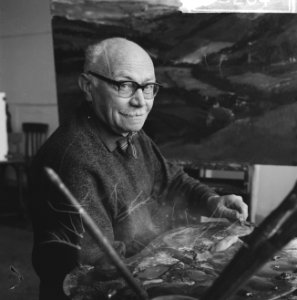 Jos Rovers bekend portret-, stilleven-, landschap- en figuurschilder as 15 dec, Bestanddeelnr 915-8264